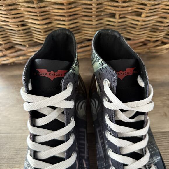 Converse Chuck Taylor All Star Batman Dark Knight Rises High Top Sneakers Mens 8 - Picture 4 of 10